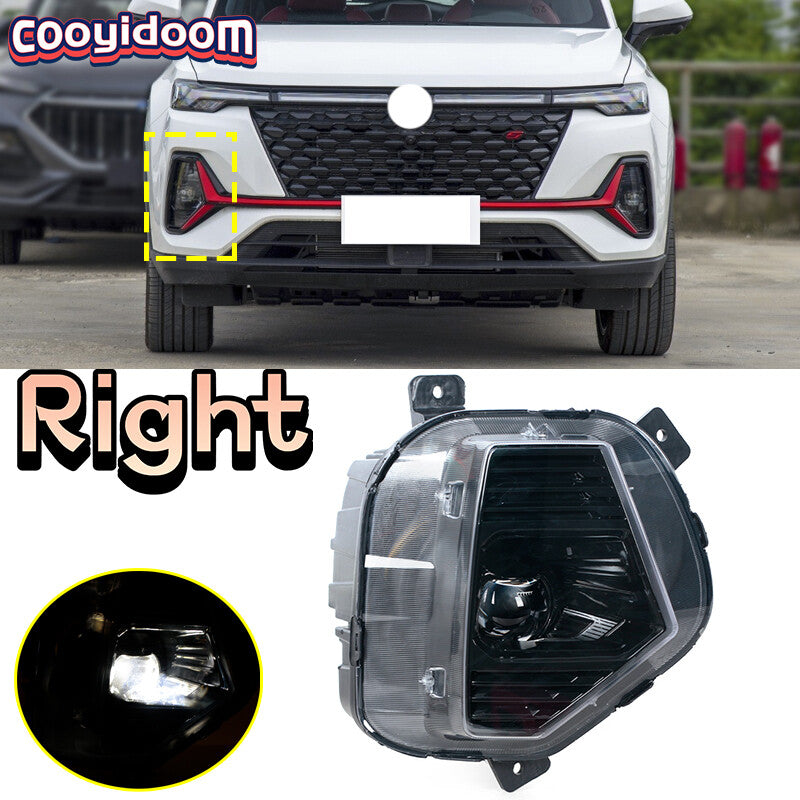 1 PC Right Fog Lights Daytime Running Headlights for Changan CS35 Plus 2021-2023