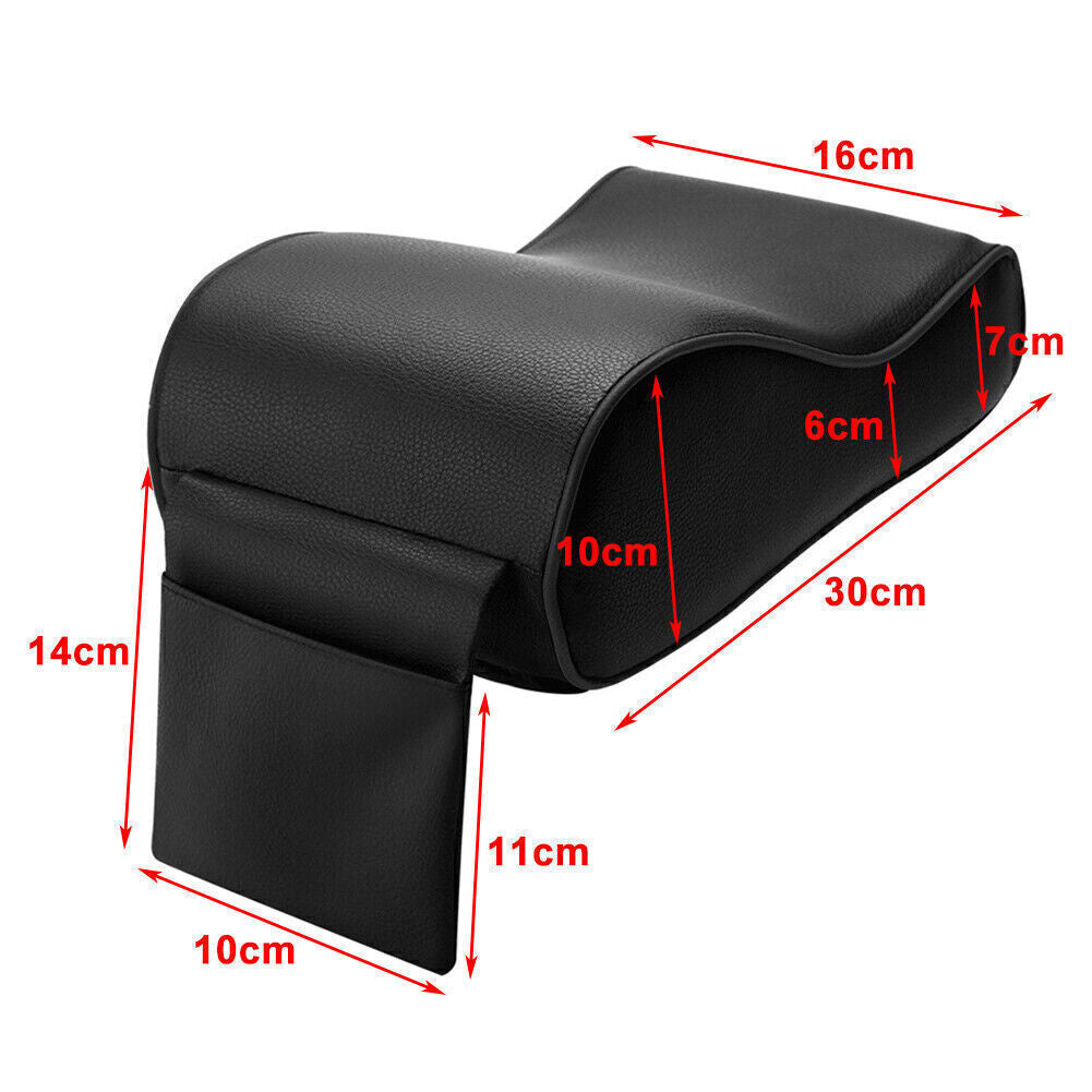 PU Memory Foam Console Armrest Box Cushion Pad Mat Universal for SUV Beige Car