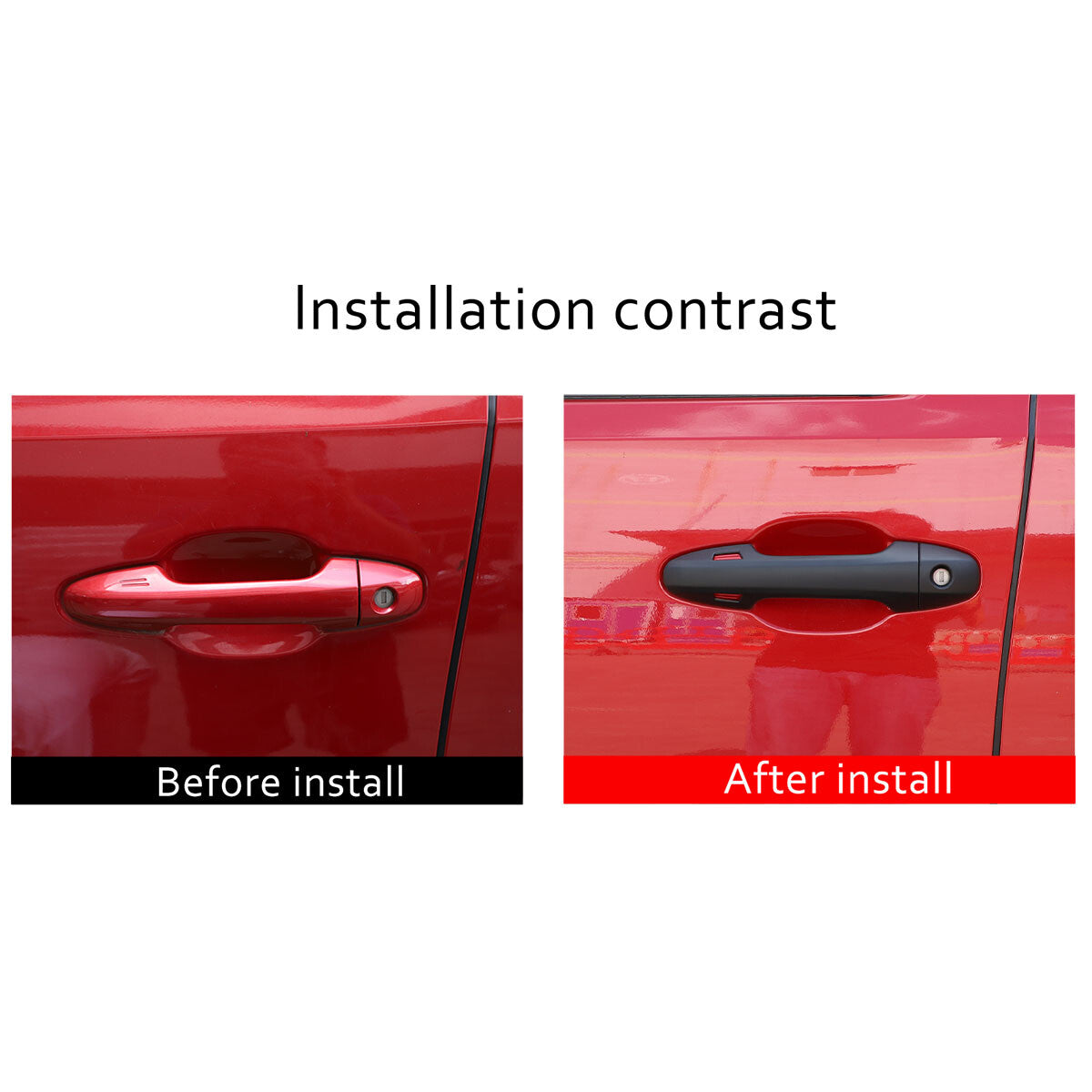 2 Carbon fiber taillight and side light trim covers for Toyota Tundra 2022-23