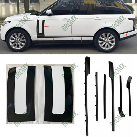 Door Side Body Fender Vent Trim Strip Kit for Range Rover 2013-2022 Upgrade 2025