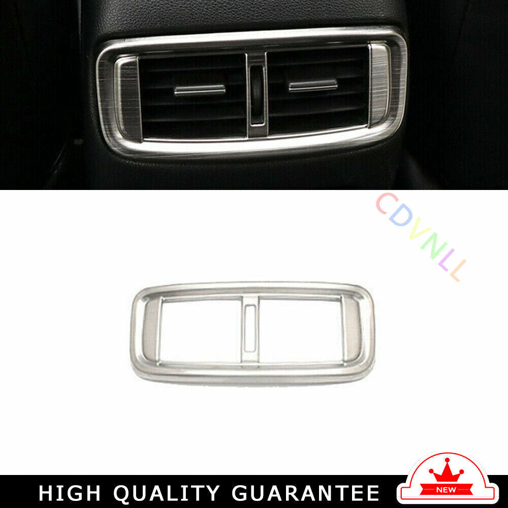 Rear Air Outlet Vent Frame Trim 1 for Honda CRV CR-V 2017-2022 Silver Titanium