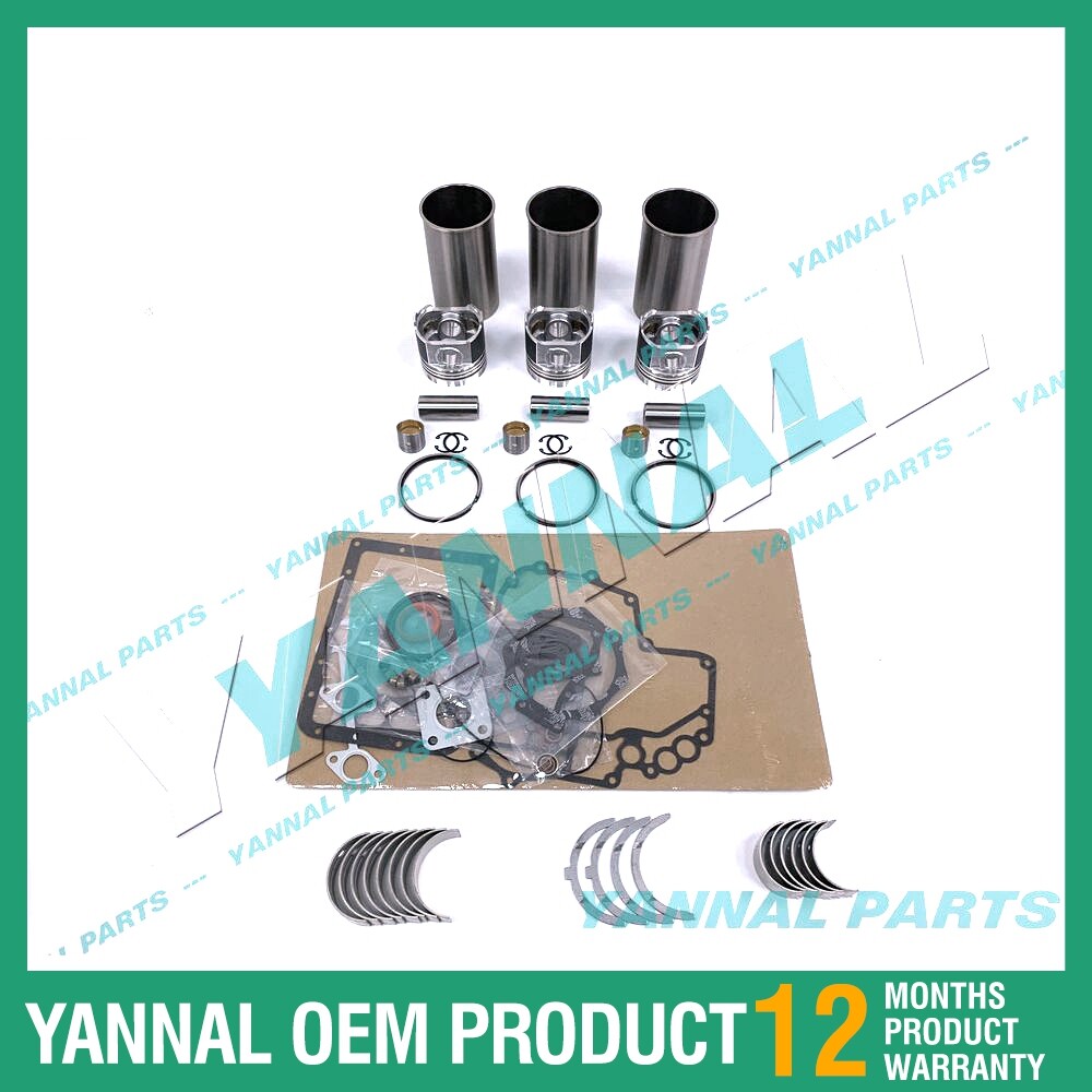 K3G Overhaul and Reconstruction Kit with Full Washer Bearing Kit for Mitsubishi Engines