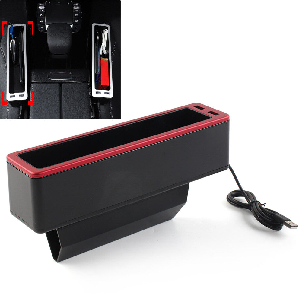 for Seat Organizer Crevice Storage Box Gap Filler Holder Fit Phone Slit Pocket Left