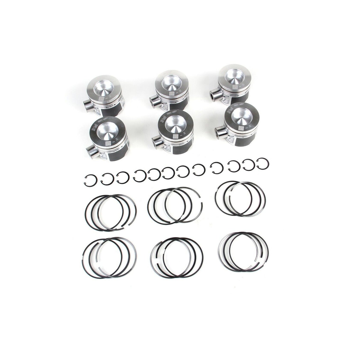 Engine Overhaul Gasket Kit - Pistons Rings Set Connecting Rods 059198401F for VW