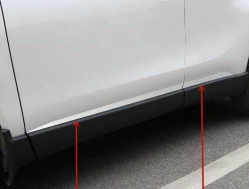 2021-2023 for Toyota Venza Chrome Door Guard Body Side Molding Cover Trim Steel