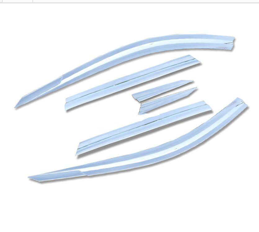 for Hyundai for Tucson 2016-2020 Chrome Window Visor Vent Shades Sun Rain Guard Trim