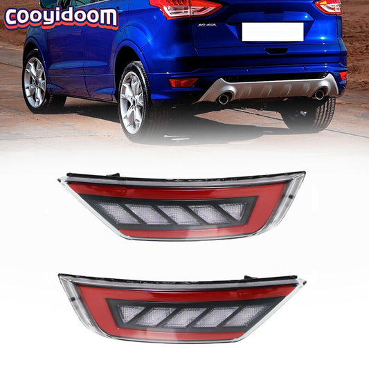 for Ford Escape Kuga 13-19 Left and Right Rear Bumper Fog Light Reversing lights