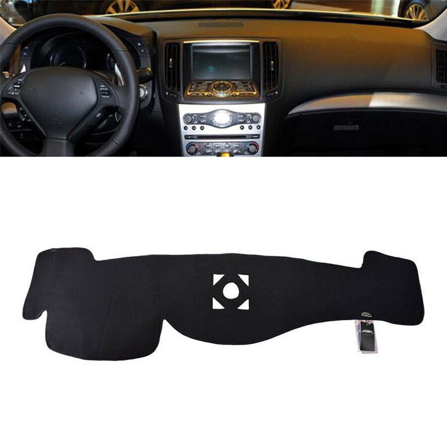 Polyester Car Dash Mat Dashboard Cover for Infiniti G25 G35 G37 Q60 Q40 2008-15