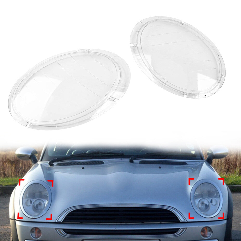 Headlight Lens Cover Clear Lens Lampshade Headlamp Shell for BMW for Mini Cooper