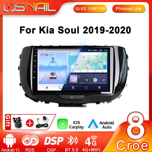 screen Android Car Radio for Kia Soul Multimedia Player Stereo GPS Navi Carplay