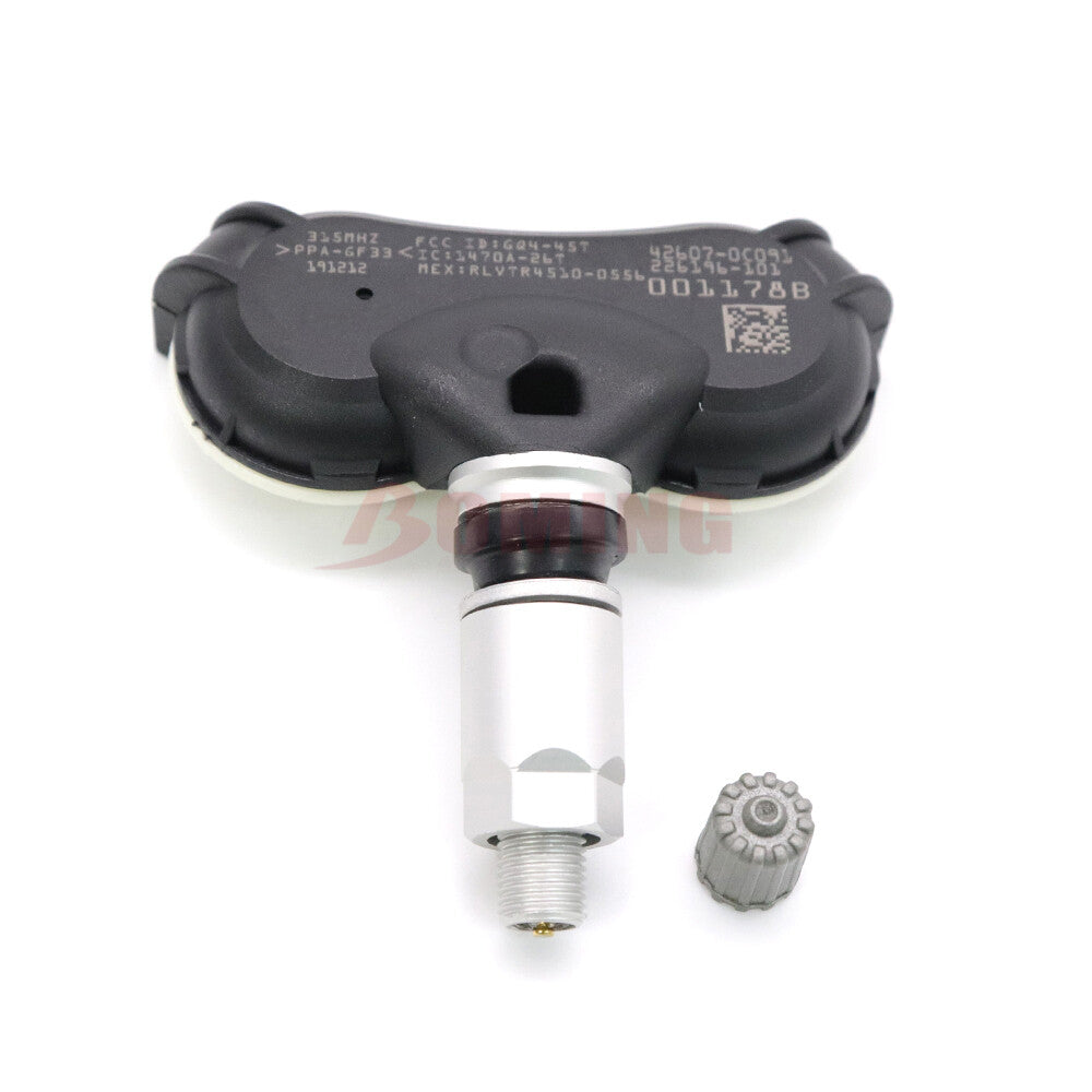 4 new TPMS tire pressure sensors (42607-0C091) suitable for 2018-2020 for Toyota Tundra Sequoia
