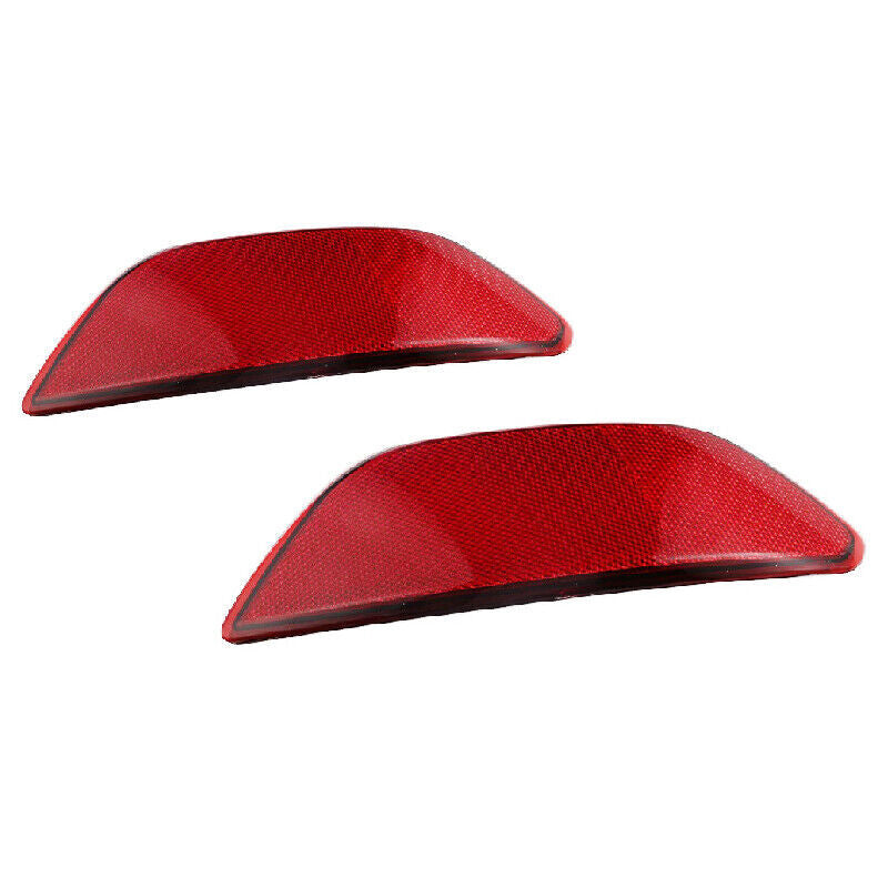 Left + Right Rear Bumper Decor Reflectors for Porsche for Cayenne 2011-2014