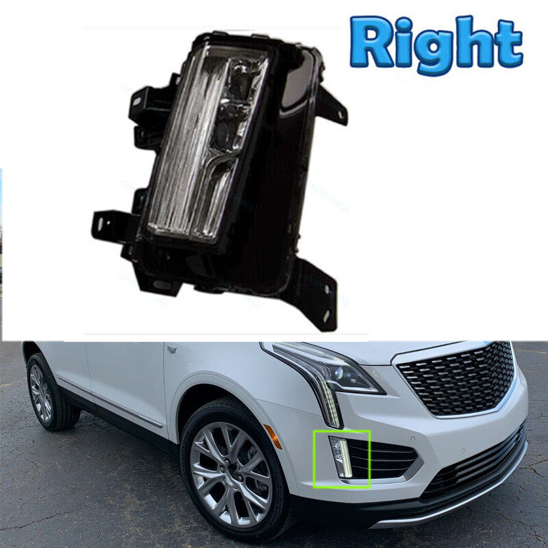 Front Fog Lamp Driving Light Assembly LED DRL Right for Cadillac XT5 2017-2020