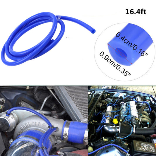 Universal 16ft Silicone Vacuum Tube Hose Silicon Tubing Blue Water Oil Pipeline