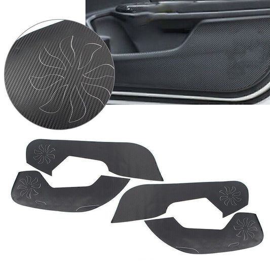 Door Anti Kick Pad Protection Cover Trims for Honda for Civic Hatchback 2017-2021