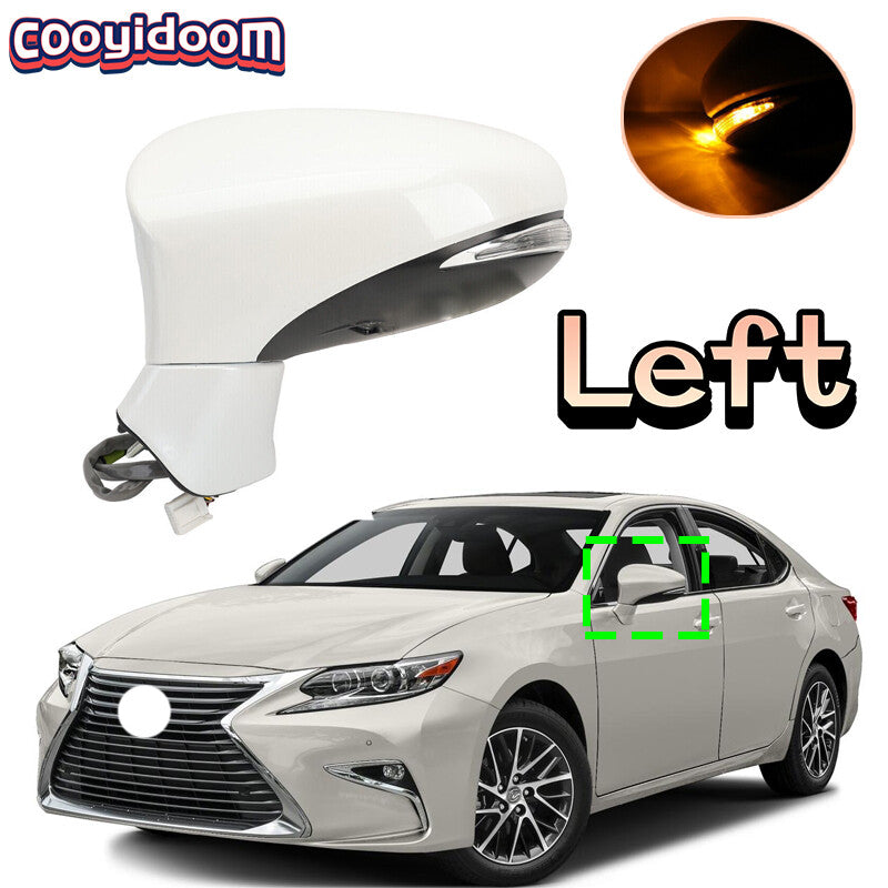 Left Side View Power Door Mirror Heated W/Lamp For 2013-2018 for Lexus ES350