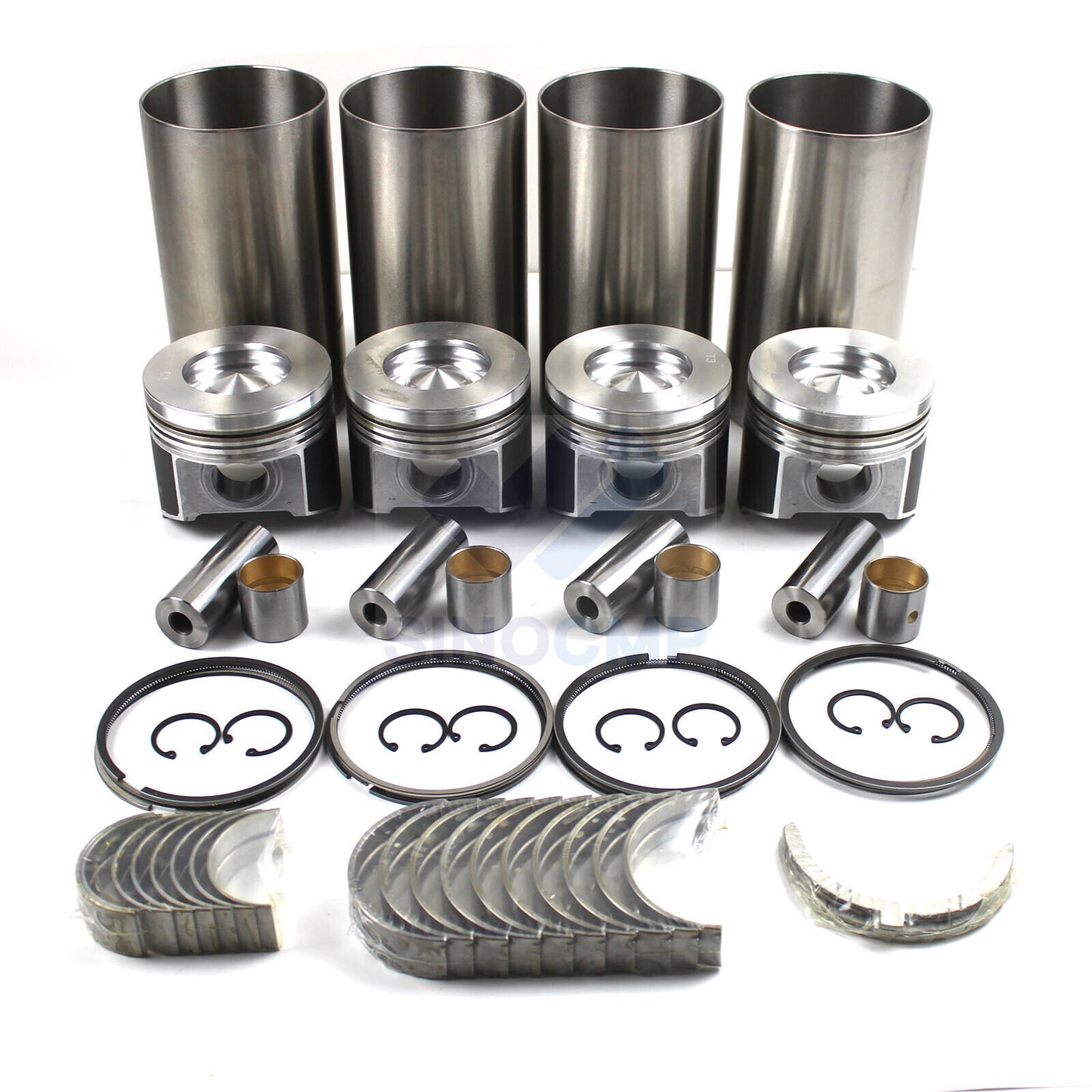 V4300 V4300-3A Engine Overhaul Rebuild Kit for Kubota Engine w/ Gasket Kit M7950