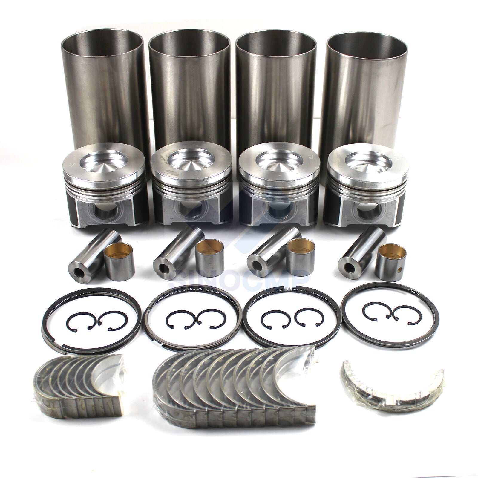 V4300 V4300-3A Engine Overhaul Rebuild Kit for Kubota Engine w/ Gasket Kit M7950