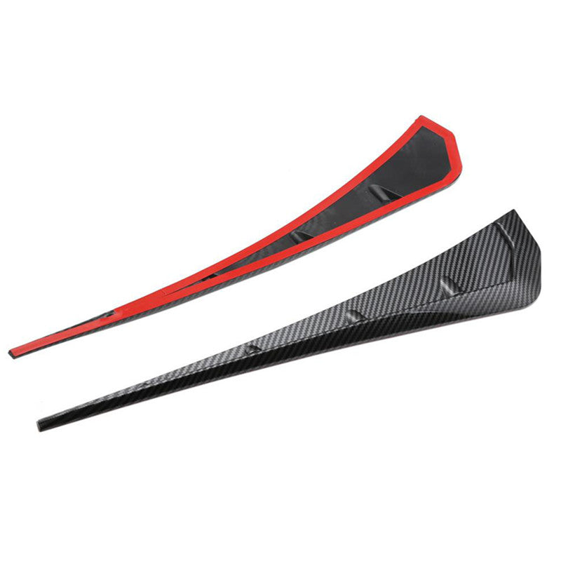 Car Carbon fiber Fender Decoration Side Wing Air Vent Hood Intake Fender Cover