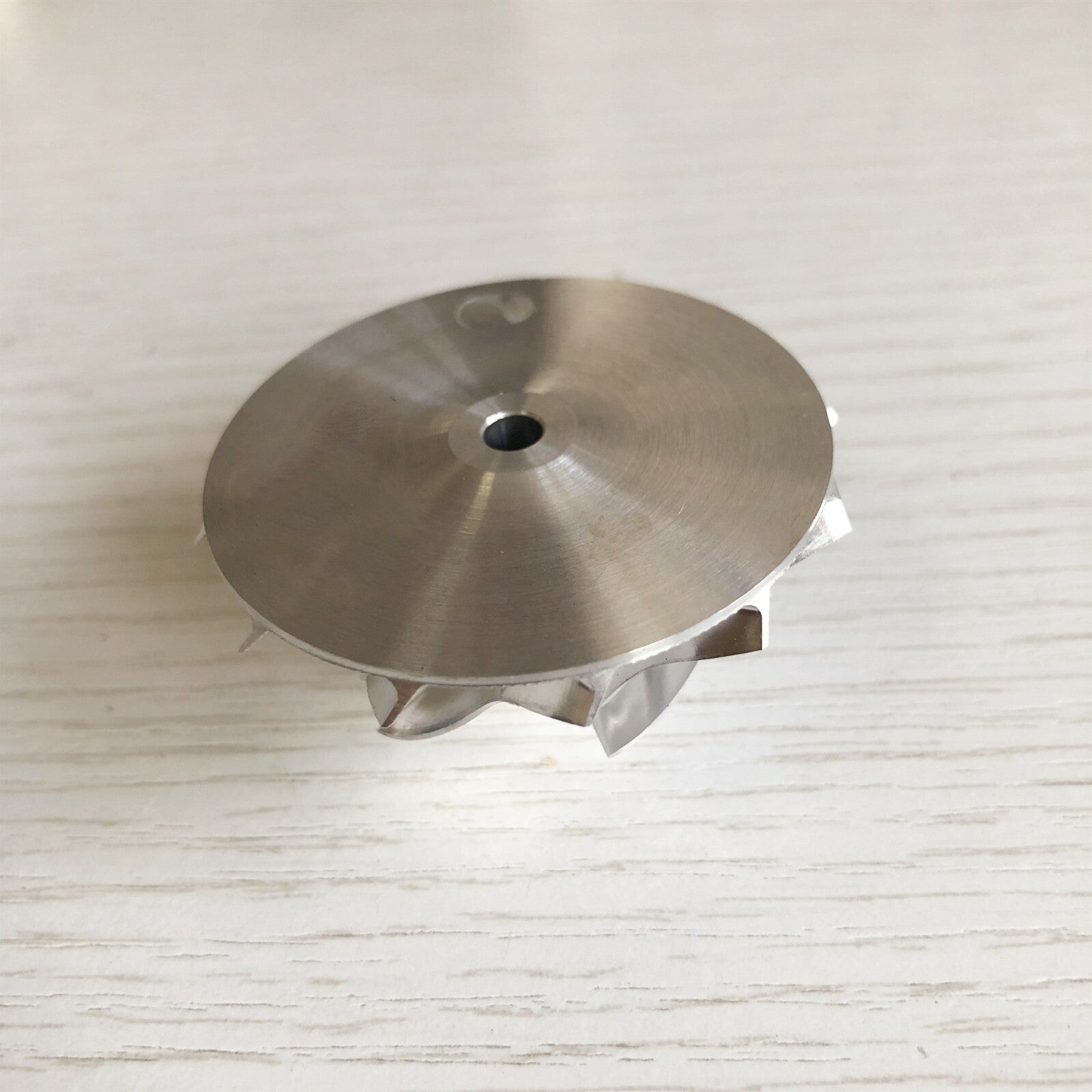 RHF3 Reverse 35.50/46.00 mm 6+6 Blade Turbine Blank Compressor Wheel