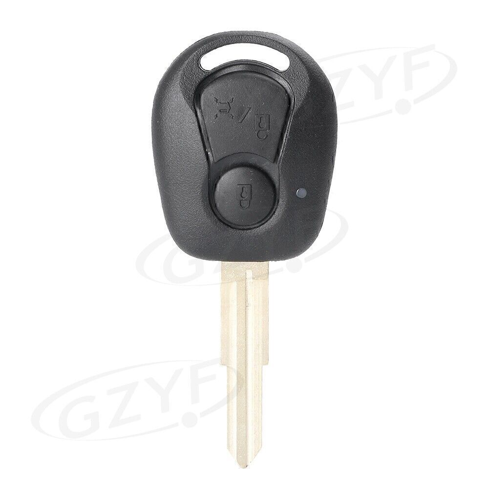 2-Buttons Remote Key Fob Shell Case Cover for Ssangyong Actyon Kyron Rexton Car