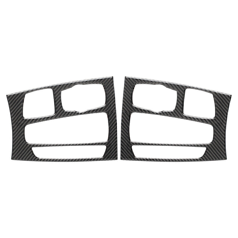 for BMW X5 X6 F15 F16 1X Carbon Fiber Gear Shift Panel Decor Cover Trim Sticker