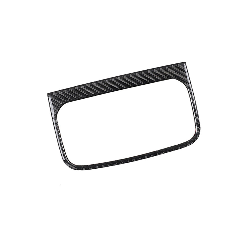 Carbon Fiber Rear Central Cup Holder Cover Trim for Toyota Tacoma 2016-2021