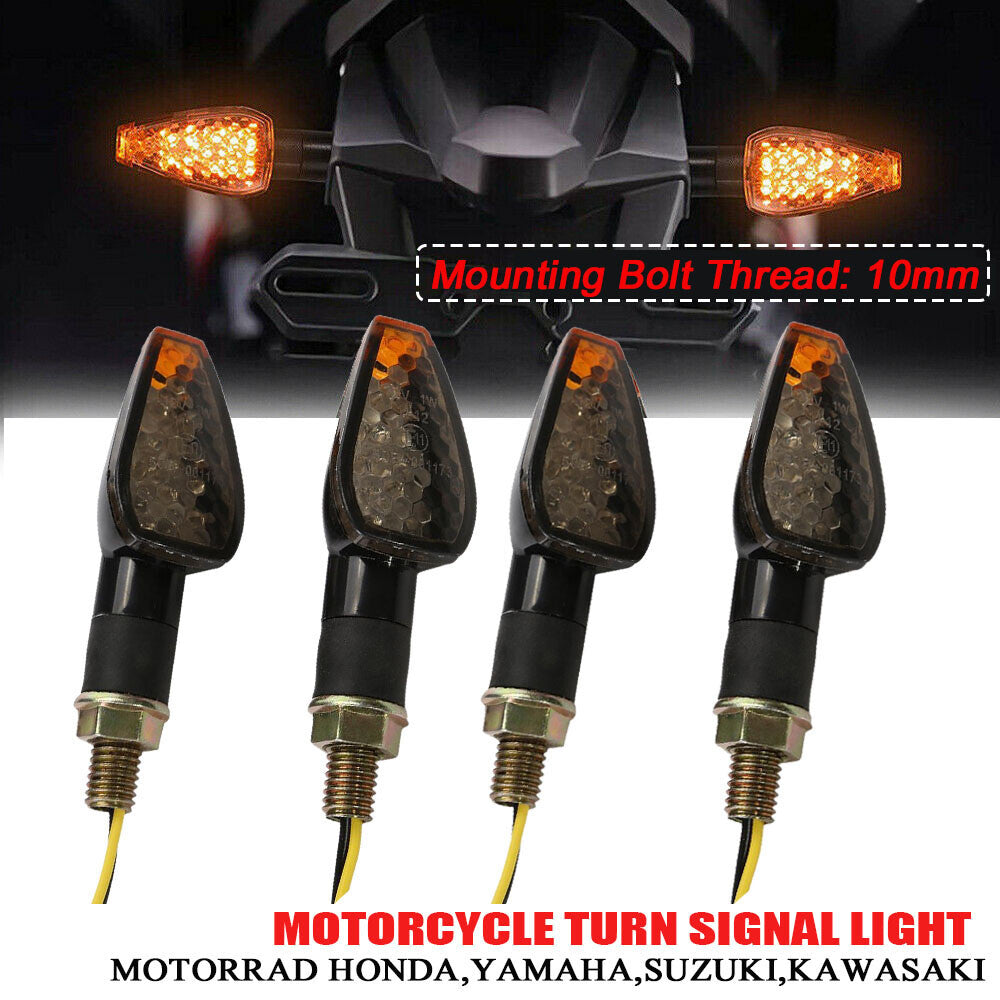 4x Motorcycle Turn Signal Lights for Honda Shadow for Yamaha 700 750 1100