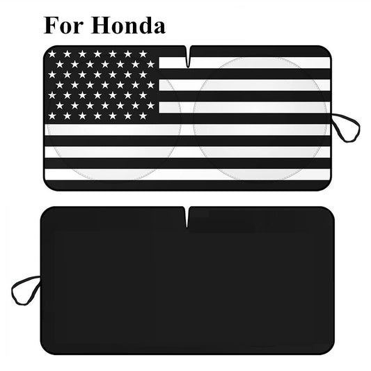 for Honda Accessories Large US Flag Car Windshield Sunshade UV Block Visor Cover