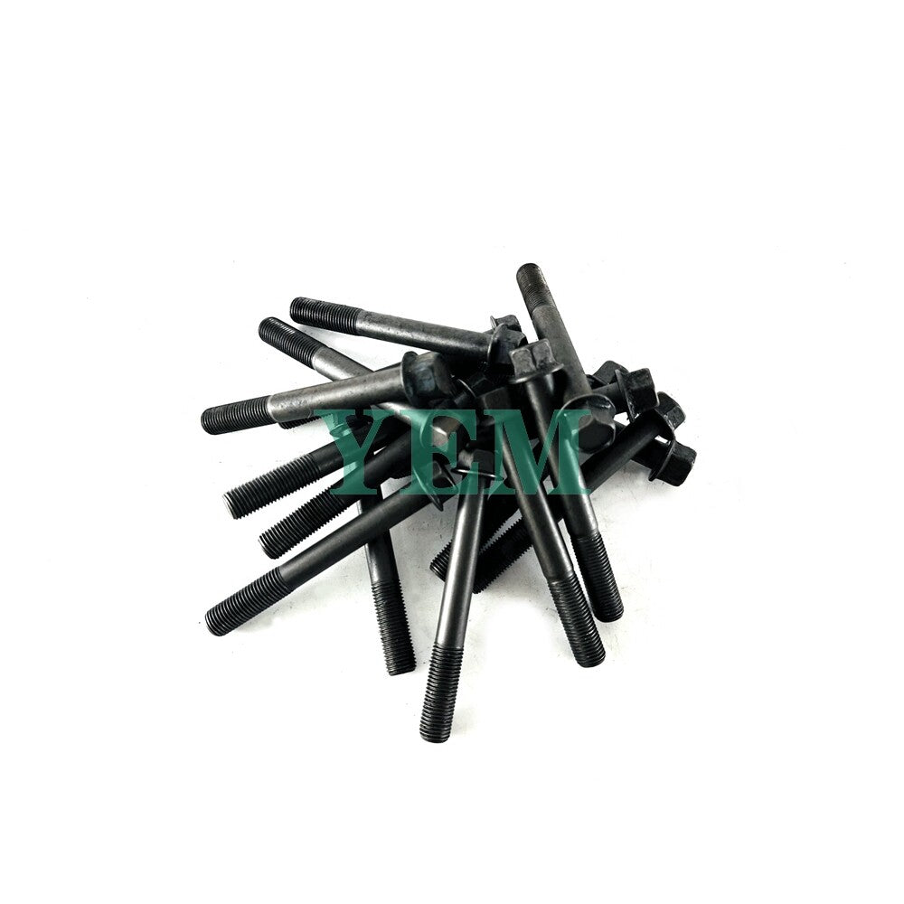 1 Set Engine Head Bolt 18pcs For Yanmar 4TNE84 Engine 4TNE84 Cylinder Head Bolt