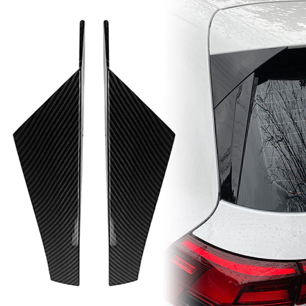 for Volkswagen for VW for Golf 8 MK8 2020-2021 Carbon Rear Window Spoiler Side Wing Trim