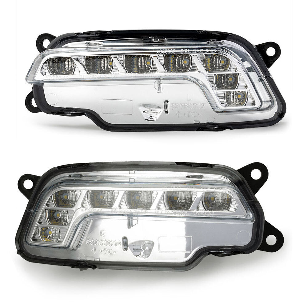 2x Front LED Daytime Running Fog Light Fit For 2010-2013 for Mercedes W212 E350 E550