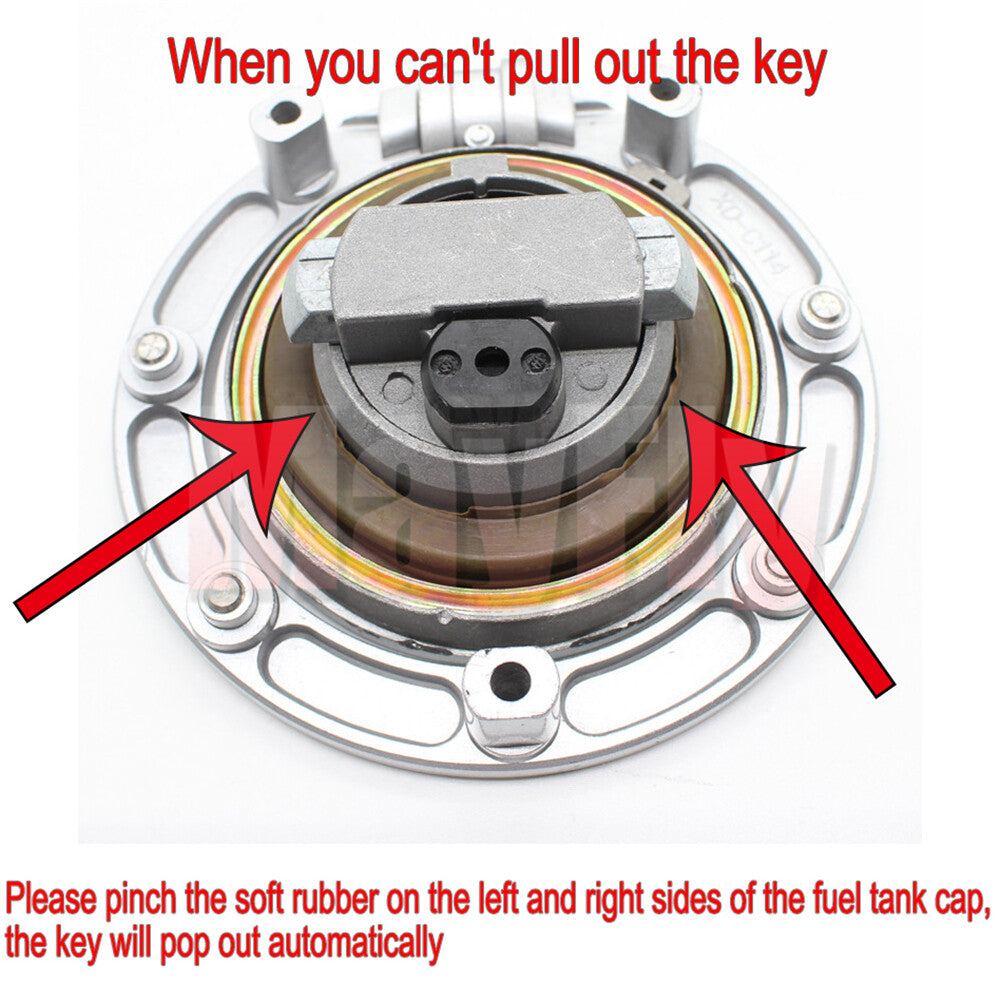 Fit For CB400 CB900F CB1300 NT650/700 Ignition Switch Fuel Cap for Seat Lock Key Set