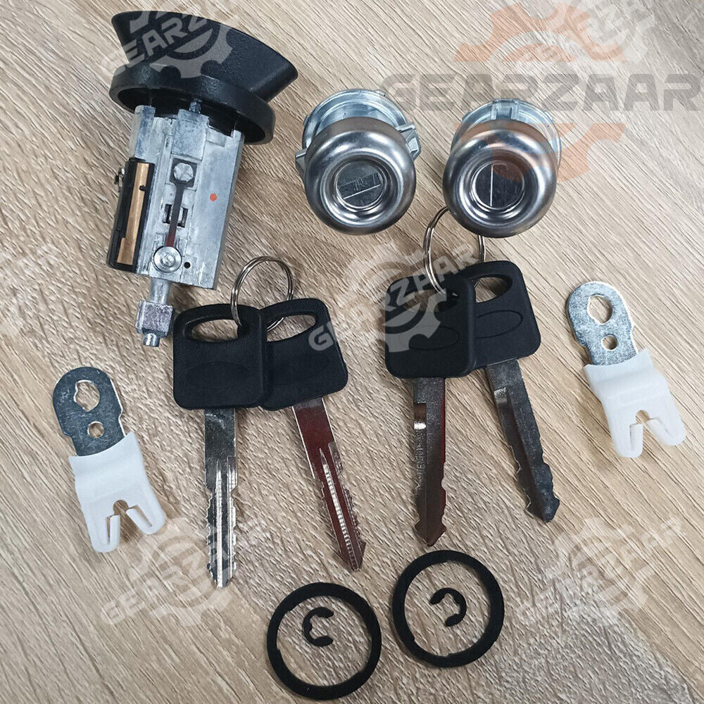 Door Lock Cylinders Set Ignition Switch with Keys For 97-07 for Ford F150/F250/F350!