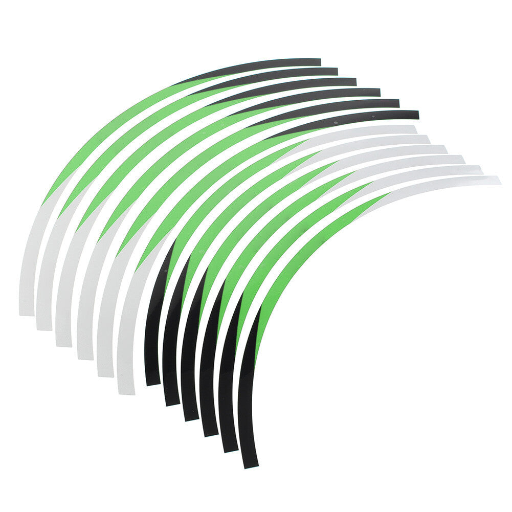 21 19 RIM STRIPES WHEEL STICKERS DECALS for Kawasaki KX 450 2020-2021