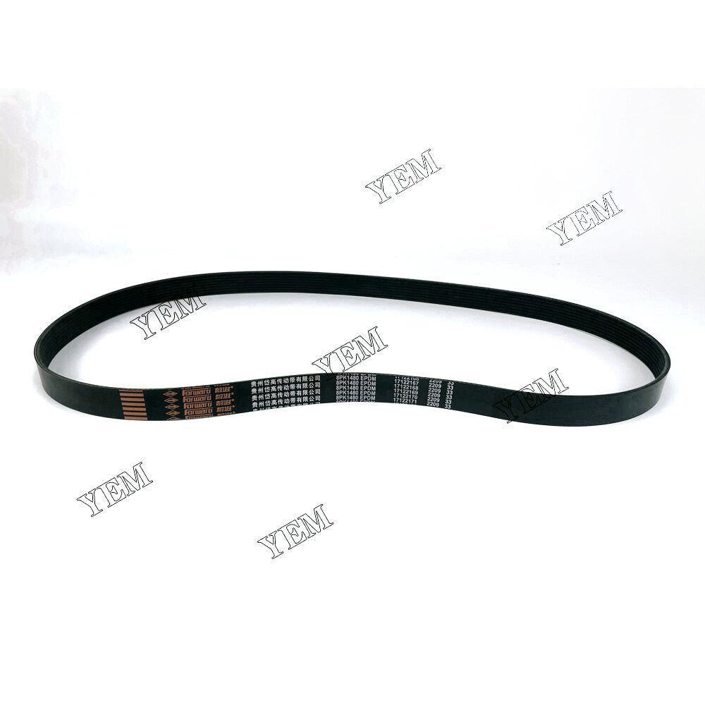6D102-2 Fan Belt Fit For Komatsu Diesel Engine Spare Parts.