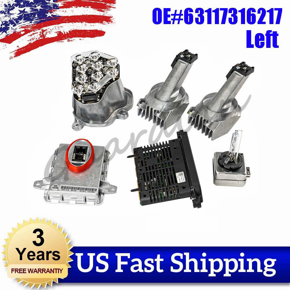 Left Side Xenon Ballast Bulb LED Module Diode Kit for BMW 5 Series 528i 550i M5