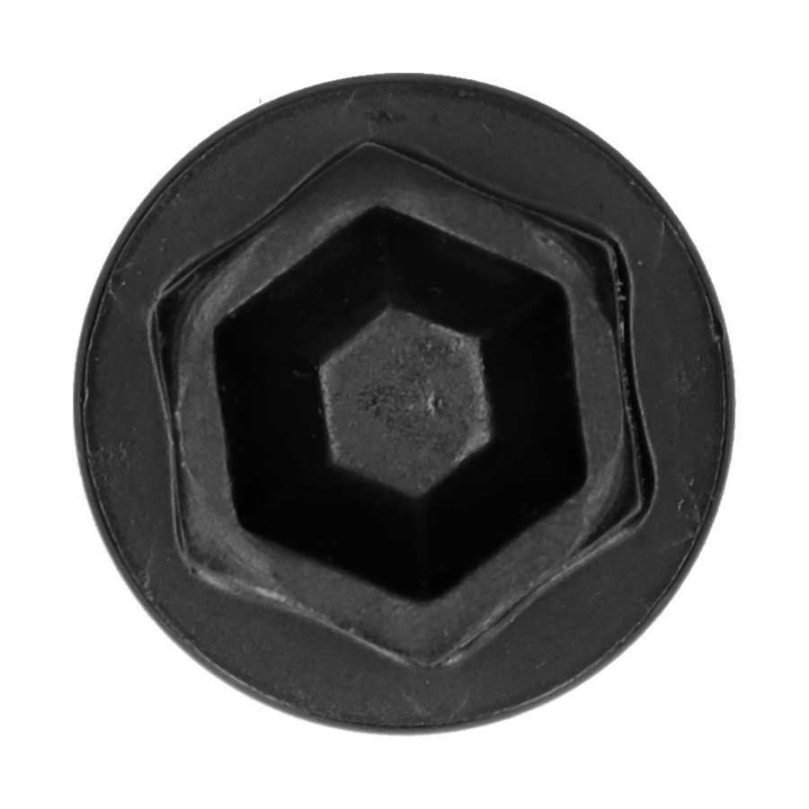5-piece set of black lug bolts and nuts, 0009907607, suitable for Mercedes-Benz ML550, GLK350, S550, CL500, GL450.