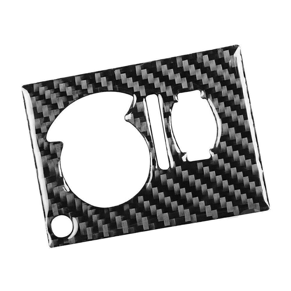 Headlight Switch Panel Cover Trim Carbon Fiber for Dodge for Challenger 2008-2014