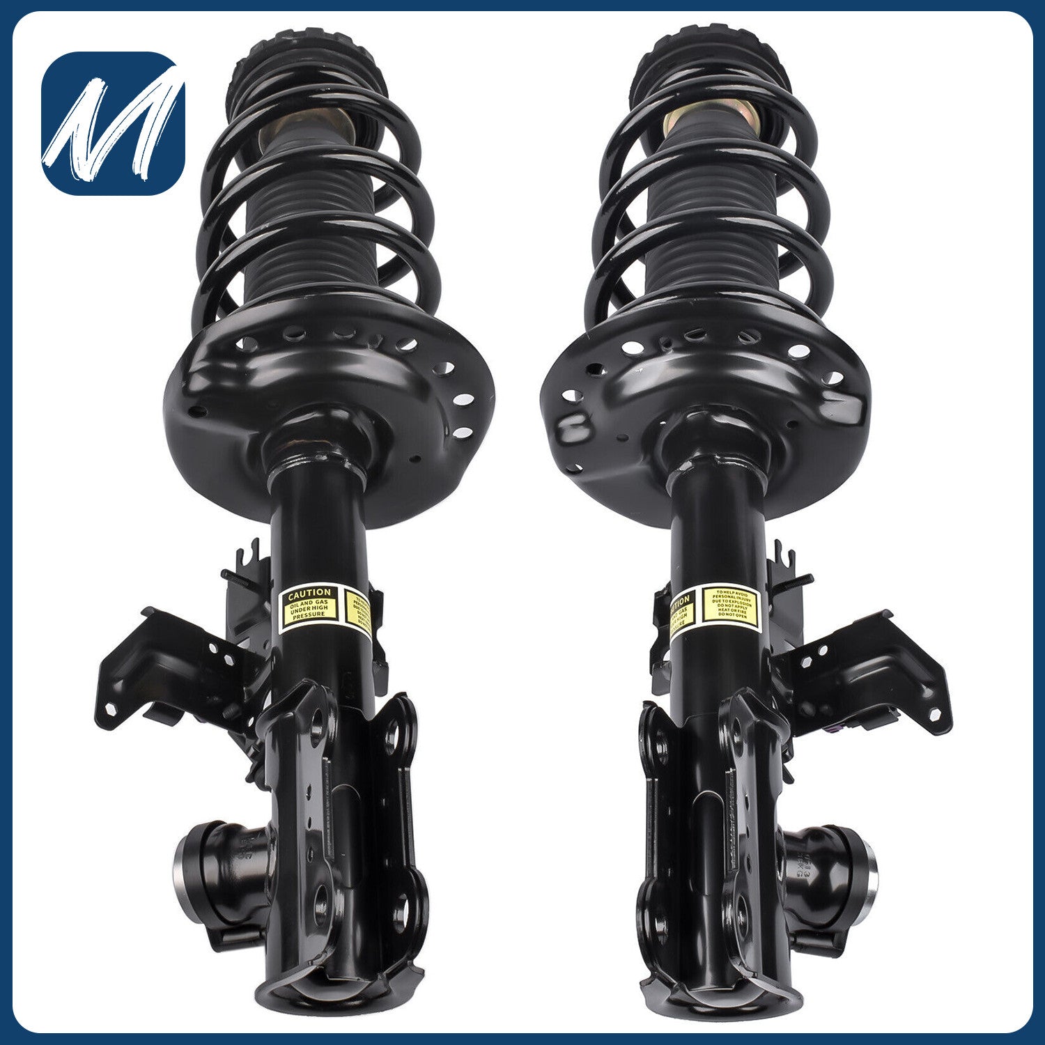 2x Front L+R Shocks Struts Assys w/o EDC for BMW F30 F36 328xi 435i xDrive AWD