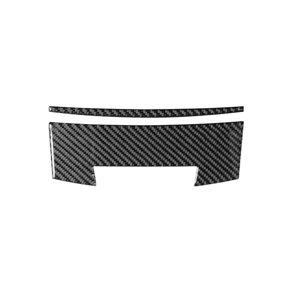 2Pcs Carbon Fiber Center Storage Box Panel Trim Cover for Honda Accord 2013-2017