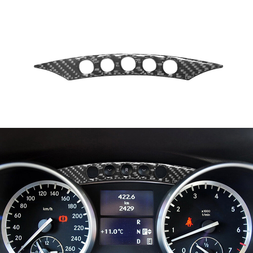 Carbon Fiber Speedometer Button Trim for Mercedes R-Class 2009-2012