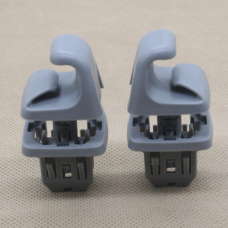 2-Pack for Toyota Highlander for Camry 74348-33040-B0 Gray Sun Visor Bracket Clips