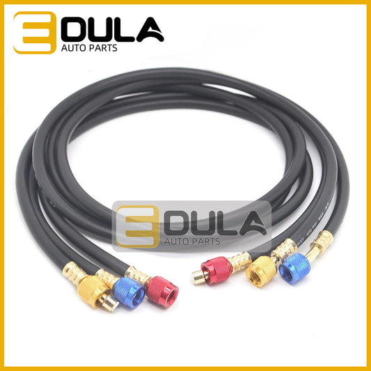 1.5M / 3000psi Air Conditioning Charging Hose Valves fits for R134A R410A R22