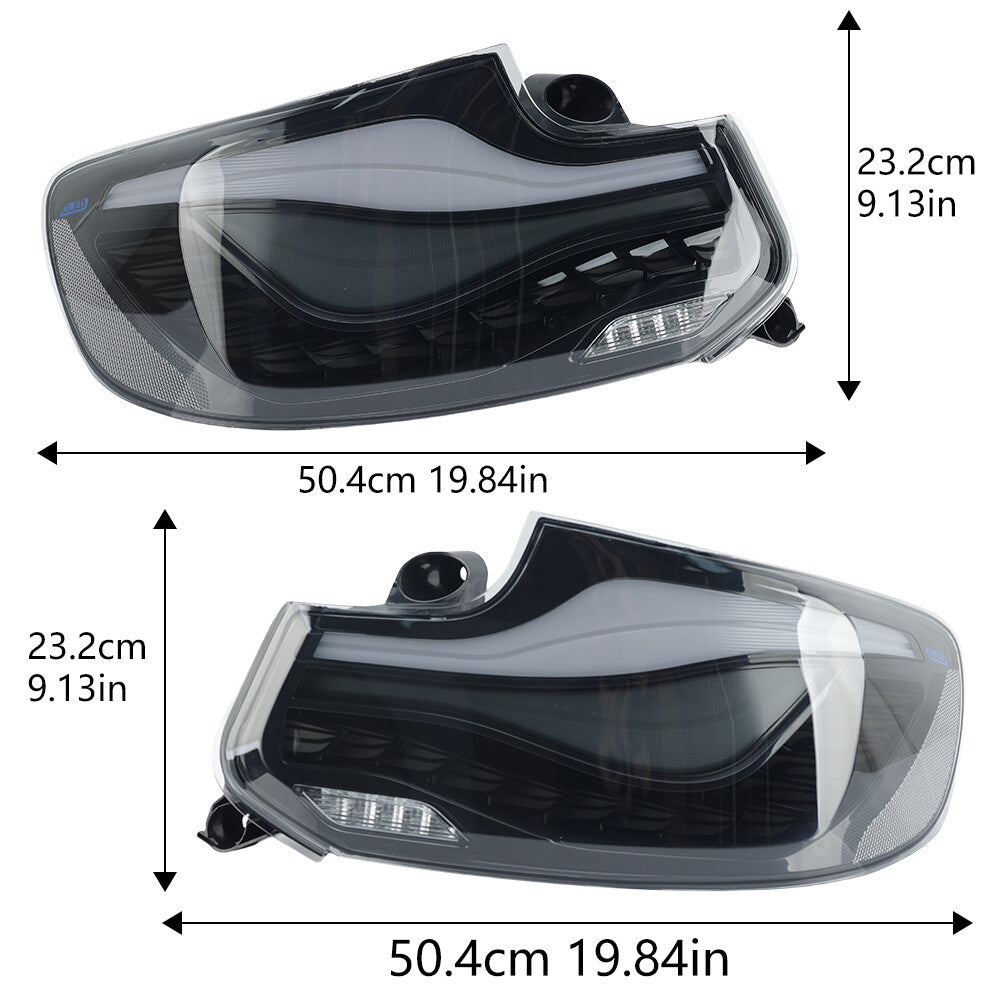 2× Für for BMW 2er F22 F23 M2 F87 2014-2019 Bremsleuchten Rückleuchten Rücklicht