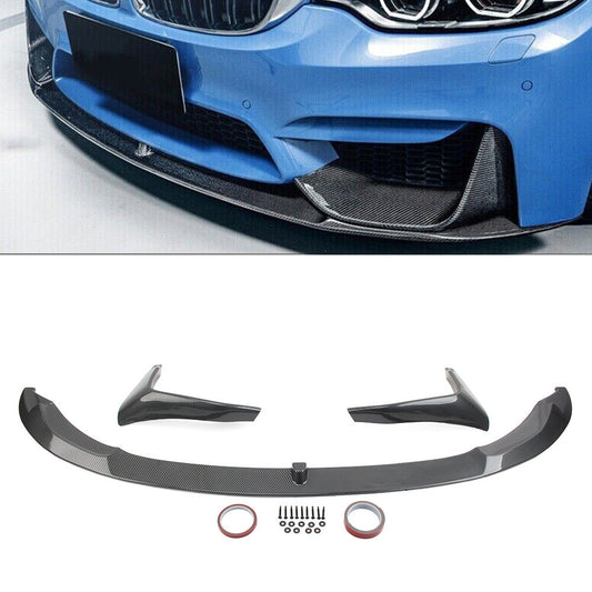 Front Bumper Lip Spoiler FIT for BMW F80 M3 F82 F83 M4 2015-2020