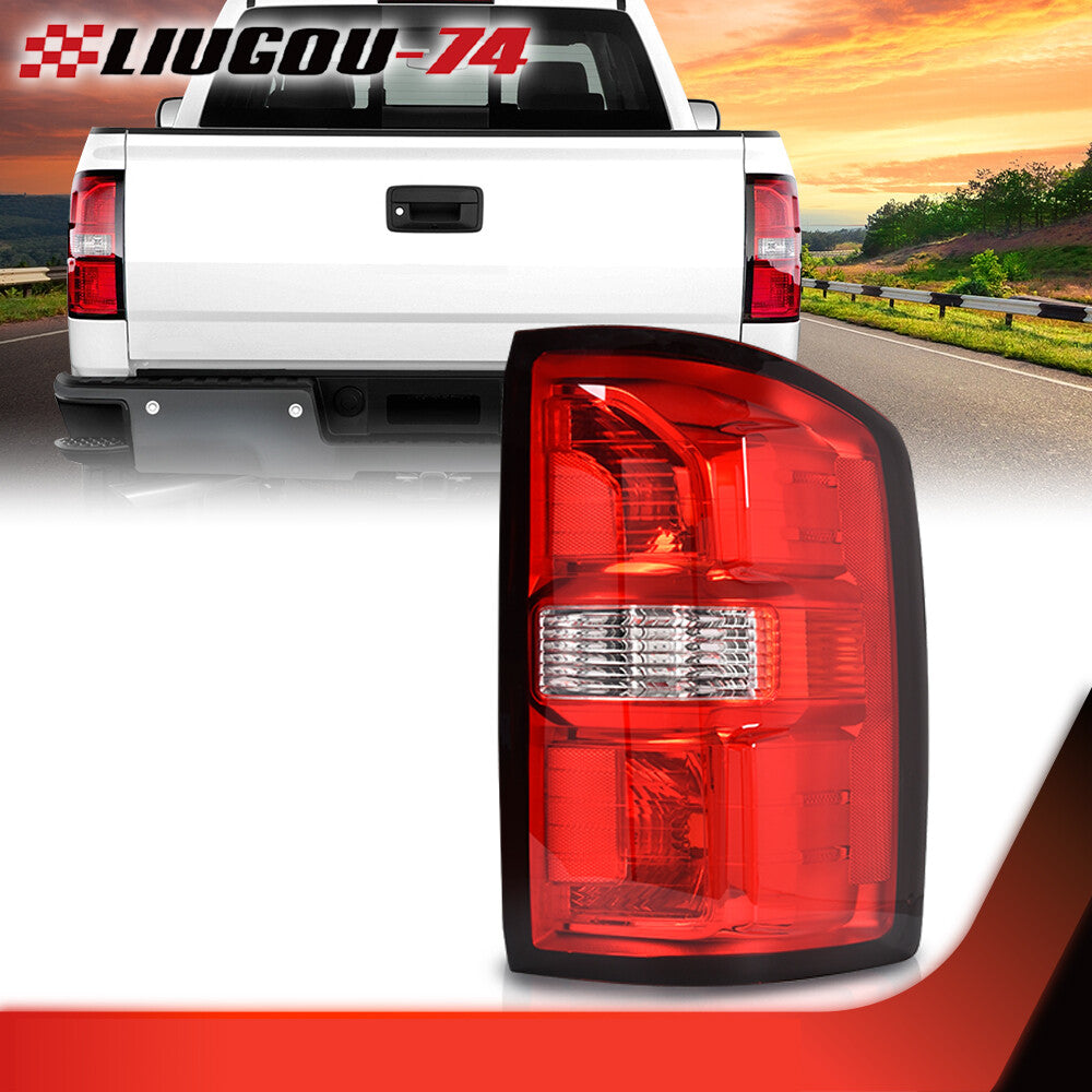 Suitable for 14-18 for GMC for Sierra 1500 2500 3500. Taillight, brake light, right-hand grip, passenger side.