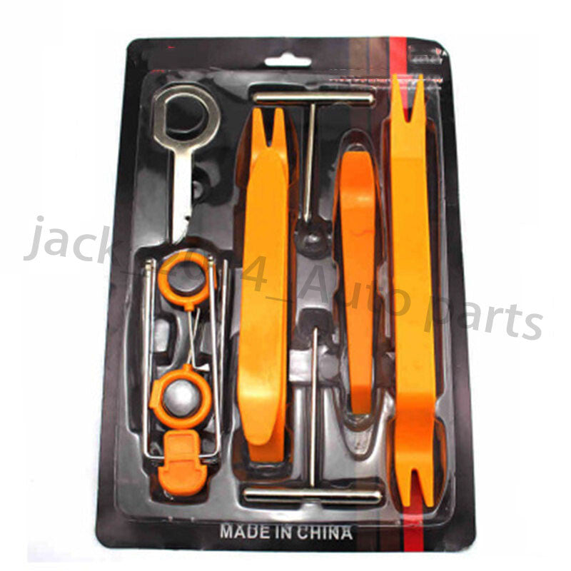 Car Radio Audio Stereo Door Trim Dash Panel Install Removal Pry Tools Kit 12PCS