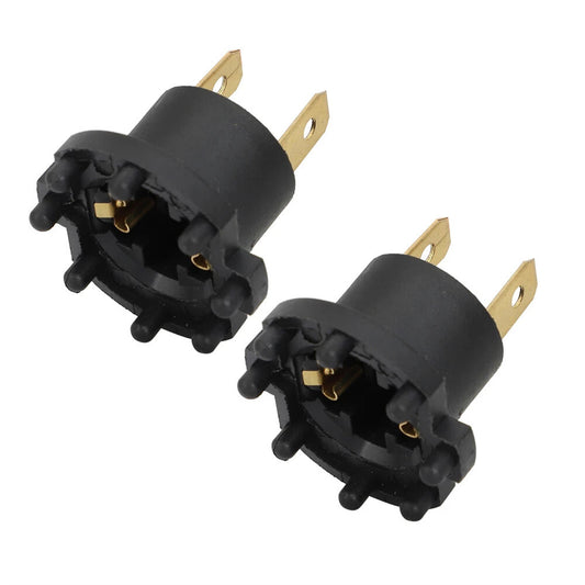 2Pcs Low Beam Headlight Socket Male B28V-51-0A3 For 2001-2010 for Mazda 3 5 Protege