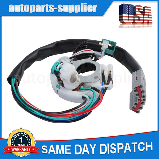 Turn signal switch compatible with 1985-1991 for Ford for Mustang F-150 F-250 F-350 with tilt wheel.